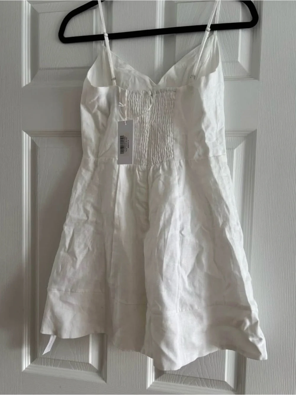 Reformation Holy Linen Dress White - Picture 4 of 5